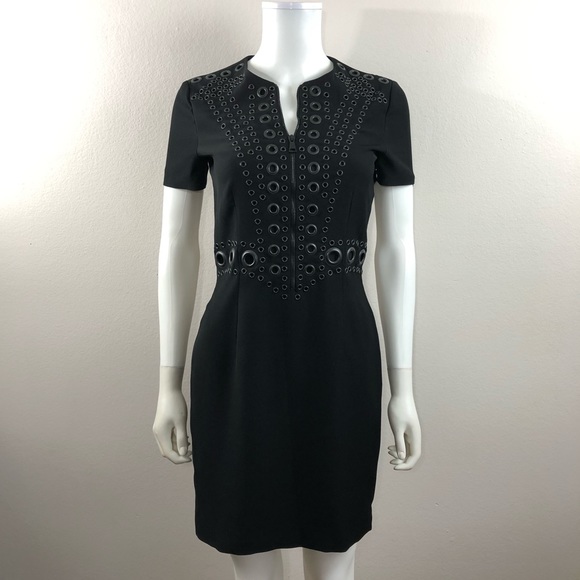 GIVENCHY Metal Eyelet Grommet Embellished Dress - Picture 7 of 11